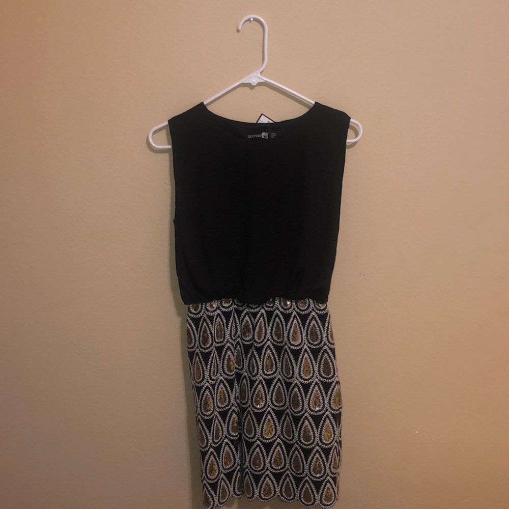 Sequin Chiffon Bodycon dress